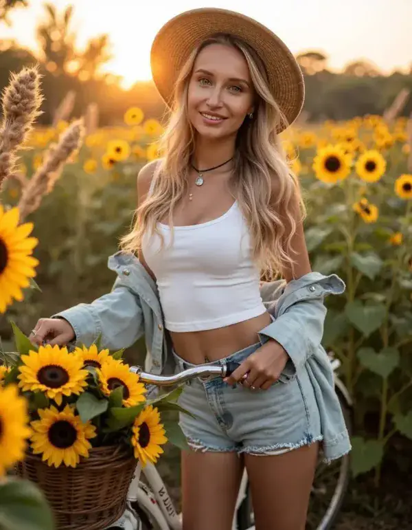 Sunflower mood AI prompt example