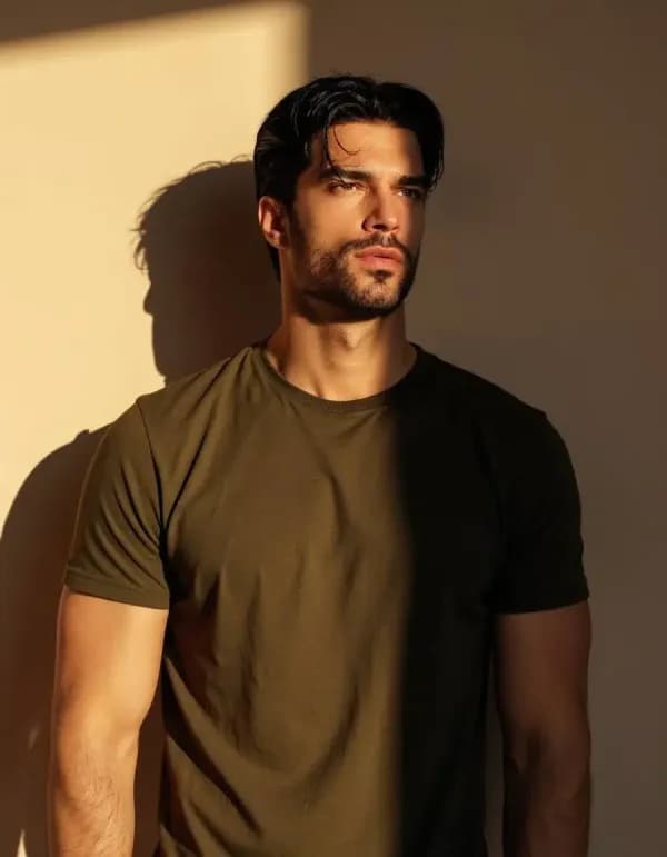 Exemplo de prompt de IA Jogo de Luz e Sombra