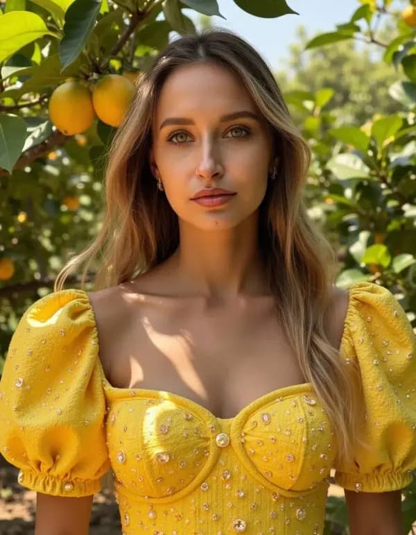 Lemon scent AI prompt example